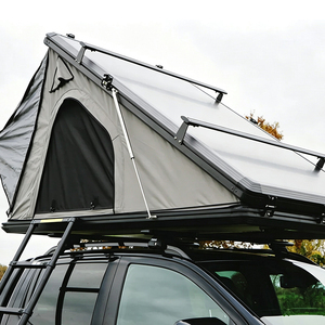 Carpa de techo ligera de aluminio rígido para 4 personas con panel solar, carpa impermeable para techo de coche 4x4 RTT para automóviles - Product Image 1