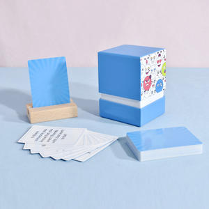 Juego de Cartas Personalizado <span class=keywords><strong>para</strong></span> Pareja con Caja Rígida, Juego de Tarjetas Cognitivas con Memoria de Colores Combinados - Product Image 3
