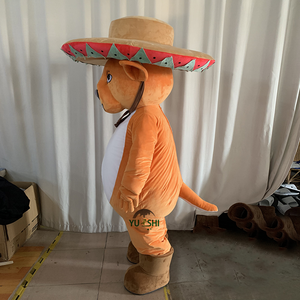 Costume de mascotte personnalisé <span class=keywords><strong>Coyote</strong></span>, thème mexicain, pour adultes, performance, carnaval, déguisement - Product Image 2
