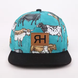 Nhà Máy Giá Rẻ Chất Lượng Cao Da Vá Polyester Snapback Trang Bị Bóng Chày Hat Gorras Cap Cho Nam Giới