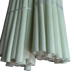 精心设计的玻璃纤维套管聚氨酯玻璃纤维套管涂有丙烯酸树脂排气编织玻璃纤维套管