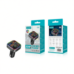 เครื่องเล่น MP3 ในรถยนต์ KOUVOLSSEN C2 กำลังไฟ 0W รองรับการชาร์จเร็ว PD3.0 และ QC3.0 - Product Image 2