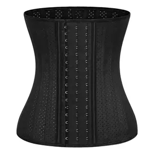 Nature Latex stomach wrap 25 Steel Bone Latex Waist Trainer for Gym