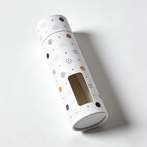 Biodegradable Luxury Cylindrical Printed logo Cardboard Tubes Sunglasses Cylinder Shape Paper Tube <b>clear</b> window - Product Image 1