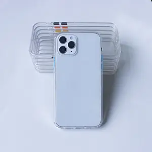 2,0 мм сотового телефона чехол для iPhone 12 прозрачная акриловая задняя крышка прозрачная задняя крышка из ТПУ бампер чехол для iPhone 4 до 11 12 Pro Max 2020