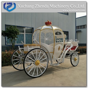 Carruaje Eléctrico de Cenicienta, Carruaje Romántico para Bodas, Carruaje Eléctrico de Cenicienta para Niños, Carroza de Caballos para Jardín - Product Image 6