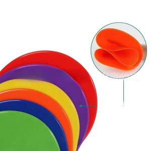 Disques d'entraînement de football de 10 cm – Tapis de repères numériques, équipement d'entraînement de football, marqueurs plats pour le sport - Product Image 1