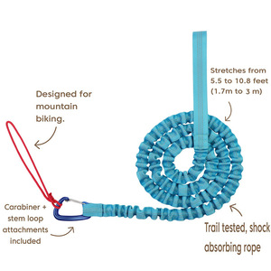 Bicycle Tow Rope 1.5M Elastic Portable Pull Rope For Kids Mountain Bike Towing - Product Image 4