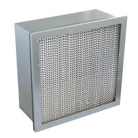 Filtre HEPA H14 à flux laminaire, filtre séparateur à grand débit d'air en aluminium 99,99 % HEPA