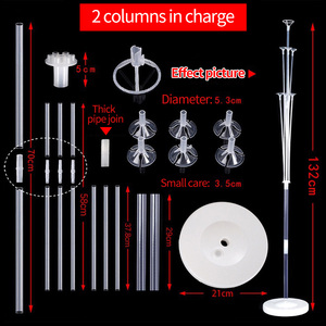 Rõ Ràng Bảng Nổi Khung Trong Suốt Cơ Sở Bóng Đứng Chủ Cho Sàn Bóng Bó Hoa Cột - Product Image 4