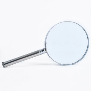 Tất cả các kim loại 75 Mét Kính lúp 3 lần kim loại cầm tay xử lý Kính đọc sách cầm tay kính lúp - Product Image 6