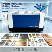 Machine laser 1390 à double source lumineuse 1300*900mm avec refroidisseur d'eau intégré 5200, découpe sans bavure, mouvement stable et rapide