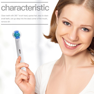 Cabezales de repuesto para cepillo de dientes eléctrico, 4 Uds., cerdas suaves, universales, compatibles con Braun Oral B, cabezales redondos, multicolor - Product Image 4