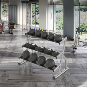 Support de Rangement pour Haltères à Trois Niveaux QLK Gym Machines, Équipement de Fitness et d'Entraînement de Force LK-084 - Product Image 2
