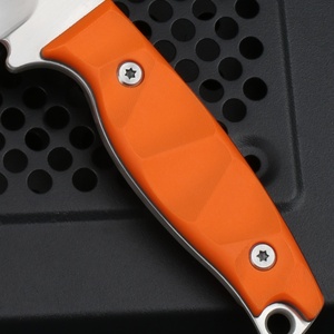 Cuchillo Táctico de Supervivencia Profesional para Bricolaje, con Brújula, Funda de Cuero, Acero Inoxidable y Plástico, para Camping y Caza al Aire Libre - Product Image 3