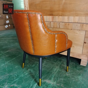 Elegant And Comfortable Bar Lounge Restaurant <strong>Bucket</strong> Dining Arm <strong>Chair</strong> - Product Image 3