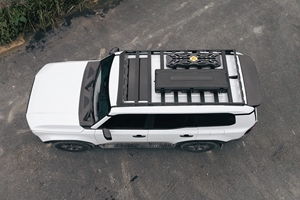 Portaequipajes de Techo para Auto, Cesta de Techo, Plataforma de Techo, Portaequipajes con Escalera Lateral y Caja Lateral para Land Cruiser LC120 LC150 LC200 LC300 FJCruiser - Product Image 4