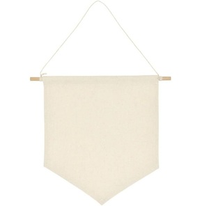 Biểu Tượng Tùy Chỉnh Bông Vải Tường Treo Cờ Biểu Ngữ Trống Biểu Ngữ Tường Trang Trí Kỳ Nghỉ Quà Tặng Cờ - Product Image 1