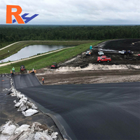 Géomembrane certifiée CE ASTM pour réservoirs de boues anaérobiennes en agriculture, réservoirs d'eau potable, réservoirs de protection contre le gel