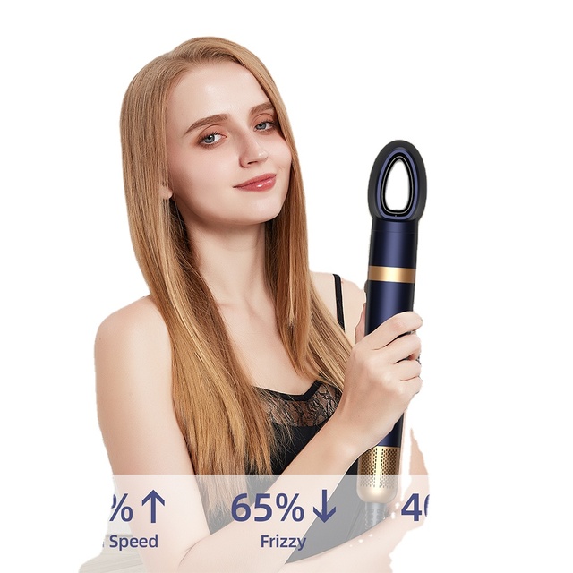 Private Label Portable Ceramic Electric 5 in 1 Hair Styling Blow Tools Set Hair Dryer Hot air Brush High Speed Hair Styler Dryer