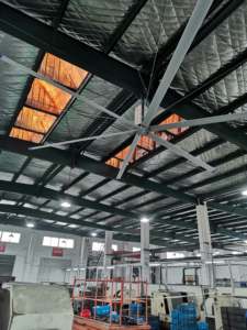 24 फीट एल्यूमीनियम 5 ब्लेड hvel उच्च मात्रा के प्रशंसक औद्योगिक बड़े शिकारी गोदाम होटल के लिए औद्योगिक बड़े शिकारी - Product Image 5