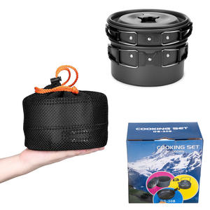 Outdoor Camping <b>Cookware</b> Set 3-4L Nonstick Pot And Pan For Picnic And Hiking - Product Image 2
