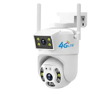 Hik V380 double objectif 4MP HD caméra WiFi sans fil 360 pas d'impasses deux coups caméra de sécurité à suivi automatique