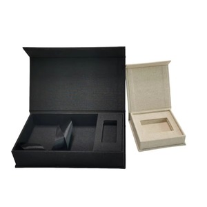 Custom 2mm Rigid Art Paper <b>Box</b> with Handle for Mailing Socks Candles Gifts Matte Finish Custom Paper <b>Box</b> - Product Image 1