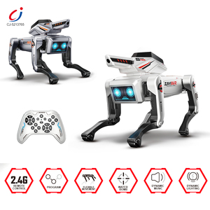 Robot chien intelligent programmable Chengji Ai avec éclairage et musique, jouet robot chien RC pour télécommande 2.4g interactif - Product Image 2