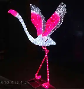 Led Roze Flamingo Acryl Lichten Decoratie Led Vogels Led Pauw