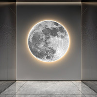Peinture murale LED abstraite pour chambre à coucher, en céramique et cristal, design moderne, décoration d'anniversaire, toile de fond de canapé