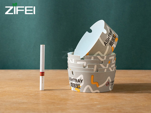 Cenicero Desechable Portátil ZIFEI con Logotipo Personalizado, Papel Grueso, con Arena Integrada, Ecológico, Moderno, para Hogar, Oficina, Viajes al Aire Libre - Product Image 5
