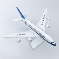 Ensemble de modèles d'avions en alliage de 16 cm, Boeing 747/787, Airbus A380, A320, A350, A340, A330, collection d'avions moulés sous pression avec support d'exposition