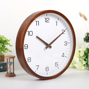 Semplice <span class=keywords><strong>Design</strong></span> Per La Casa Decorativo Silenzioso di <span class=keywords><strong>Legno</strong></span> Rotondo Cornice Moderna Nordic <span class=keywords><strong>Orologi</strong></span> <span class=keywords><strong>Da</strong></span> <span class=keywords><strong>Parete</strong></span> - Product Image 1