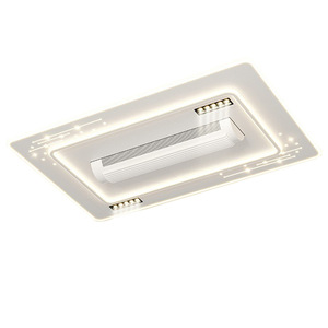 <span class=keywords><strong>Luminaire</strong></span> principal de plafond de chambre à coucher de vent super intégré minimaliste moderne grand ventilateur sans pale de salon - Product Image 3