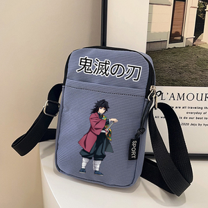 Portafoglio Anime Demons Slayers, Borsa a Tracolla con Chiusura a Cerniera <span class=keywords><strong>Kamado</strong></span> Tanjirou <span class=keywords><strong>Nezuko</strong></span>, Regalo di Compleanno per Ragazzi e Ragazze - Product Image 4