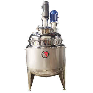 Cuve de mélange en acier inoxydable à faible viscosité pour matériaux chimiques, type ancre, avec agitateur à grattoir pour murs raclés - Product Image 4