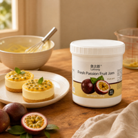 Lotlong Groothandel Producent Geconcentreerde Verse Passievrucht Jam 35g Brix 1.2kg Vatverpakking voor Bubble Tea & Catering Winkels