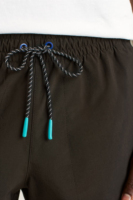 Short de Sport Performance 4 Voies en Nylon Extensible pour Homme, Ceinture Élastique, Cordon de Serrage