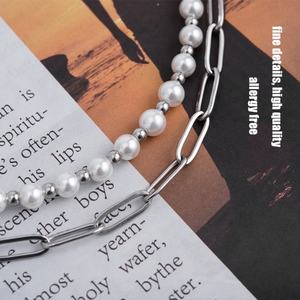 สร้อยคอแบบกำหนดเองได้สำหรับผู้หญิง สาวๆ ของขวัญ สร้อยสแตนเลสประดับจี้ ลูกปัด ของขวัญวันครบรอบ - Product Image 2