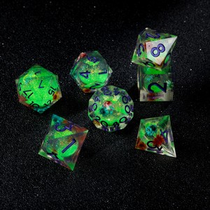 Set di 7 Dadi Poliedrici con Numeri Dispari D3-D25, Dadi con Numeri Dispari D3, D5, D7, D11, D13, D15, D17, D25 - Product Image 6