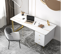 Bureau nordique en marbre bureau d'ordinateur bureau simple bureau d'étude à domicile avec tiroir