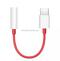 Kabel adaptor Audio, tipe-c ke 3.5mm kondisi baru untuk iPhone One Plus dan ponsel lainnya adaptor Audio Digital untuk ponsel