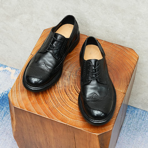 Nouvelle Tendance DSYX – Chaussures Homme en Cuir Véritable Brillant, Style Britannique Sportif Décontracté, à Enfiler, Légères, Antidérapantes et Respirantes pour l'Automne - Product Image 6