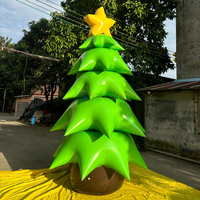 Sapin de Noël gonflable en PVC, sapin de Noël géant gonflable, décorations de Noël d'extérieur pour les fêtes de Noël