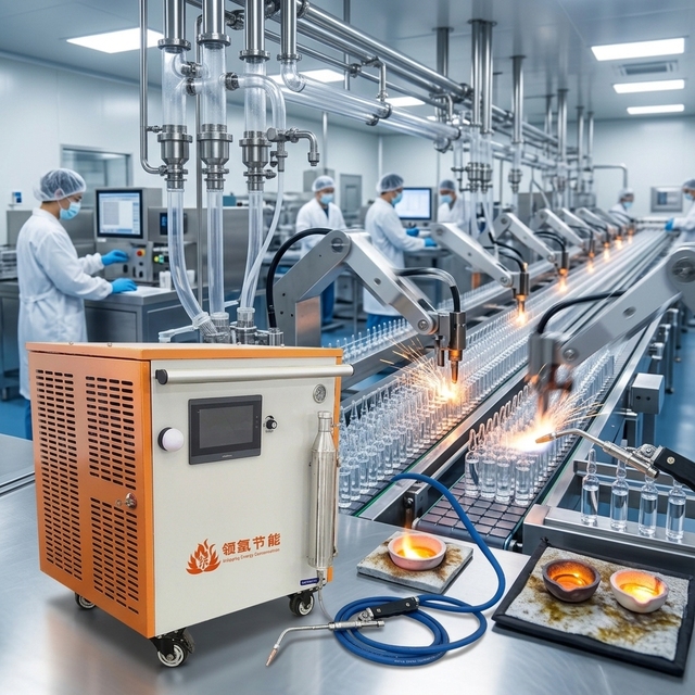 Oxyhydrogen Generator Safe Reliable H2-O2 Welder Eco-friendly Water Fuel Machine for Ampoule Sealing Metal