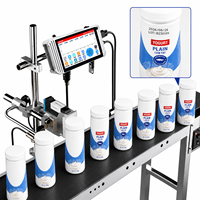 Impresora de Inyección de Tinta Automática de 12.7mm, Máquina de Codificación de Alta Velocidad para Botellas, Cajas, Bolsas, Impresión de Fecha y Número de Lote