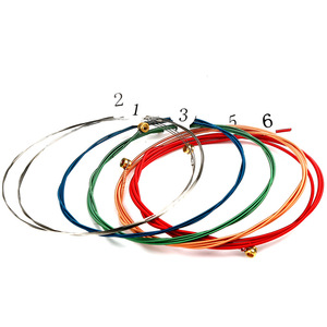 Bộ đầy màu sắc 6-dây Đàn Guitar Điện Acoustic guitar dây thép giai điệu 1048 Series - Product Image 2