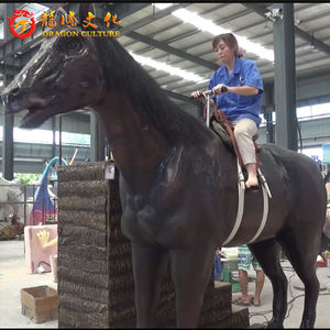 Estatua de caballo de montar hecho a mano, animal animatrónico, robot para zoológico, <span class=keywords><strong>2022</strong></span> - Product Image 2