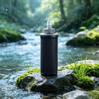 Gourde de sport personnalisée grande capacité, pliable, souple en TPU 3D, pour la randonnée et l'hydratation en extérieur